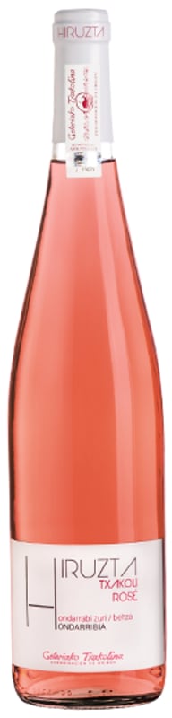 Hiruzta Txakoli Rosado 2019 Front Bottle Shot
