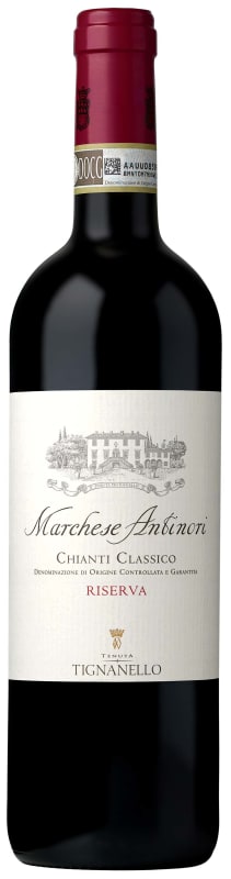 Marchesi Antinori Marchese Chianti Classico Riserva 2017 Front Bottle Shot
