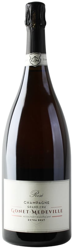Gonet-Medeville Extra Brut Grand Cru Rose Front Bottle Shot
