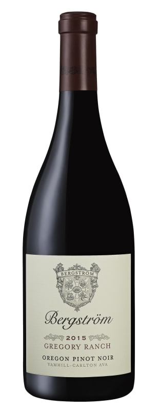 Bergstrom Gregory Ranch Pinot Noir 2015 Front Bottle Shot