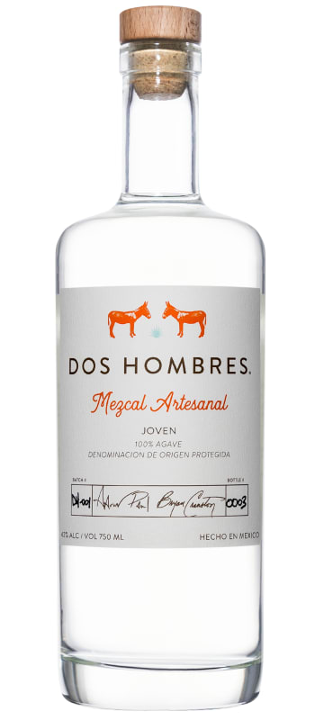 Dos Hombres Espadin Mezcal Front Bottle Shot