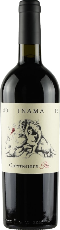 Inama Carmenere Piu 2016 Front Bottle Shot