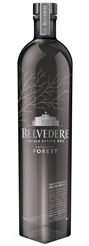 Belvedere Single Estate Rye Smogory Forest Vodka Front Bottle Shot