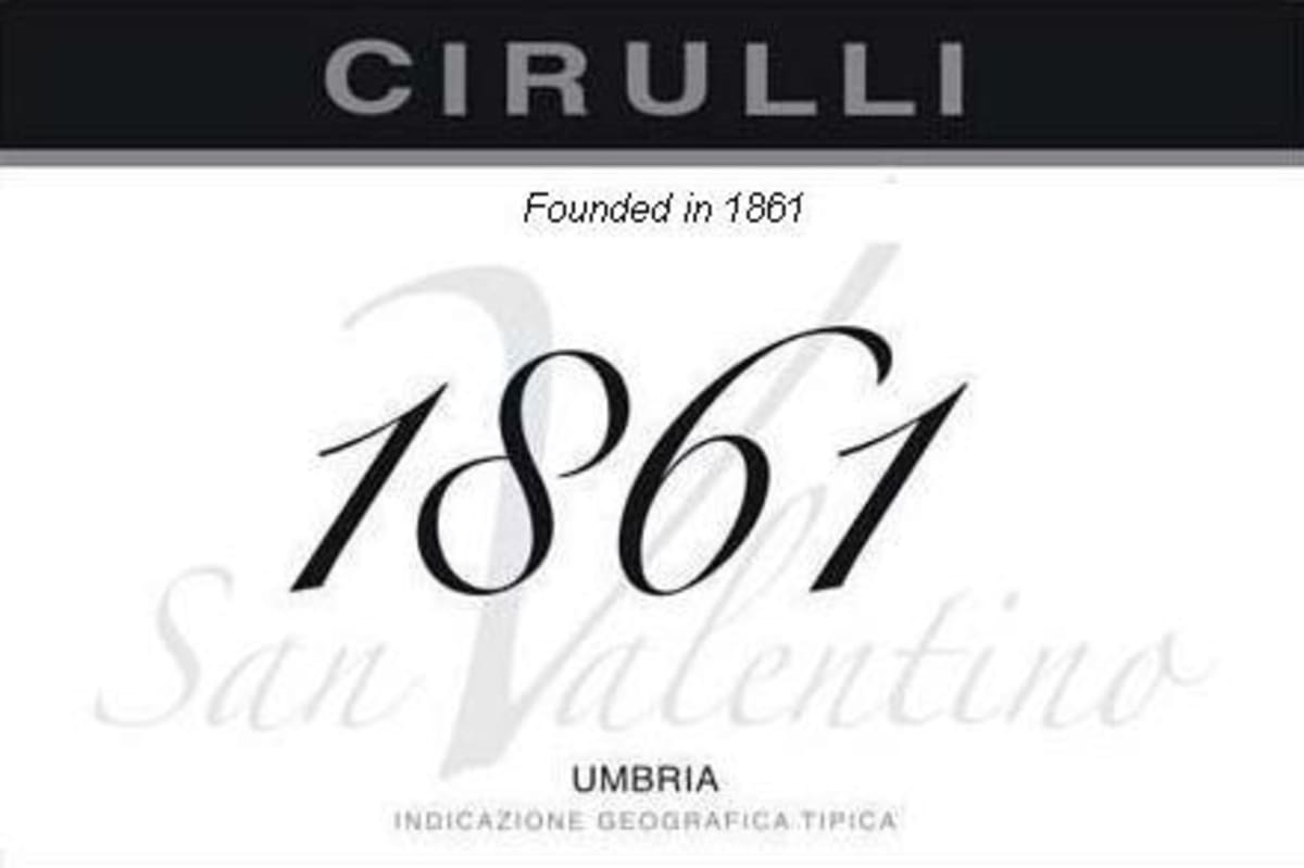 Cirulli Aziende Agricole Umbria 1861 2012 Front Label