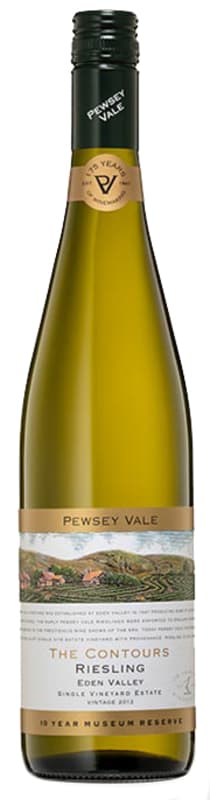 Pewsey Vale 10 Year Museum Reserve The Contours Riesling 2012 Front Bottle Shot