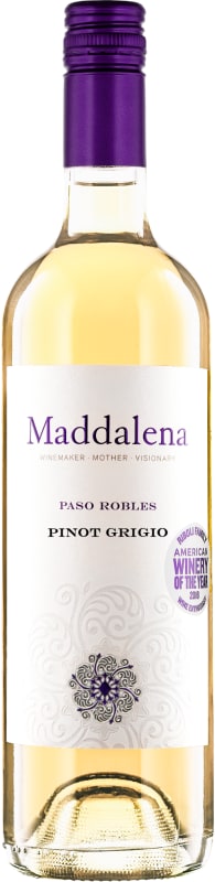 Maddalena Pinot Grigio 2018 Front Bottle Shot