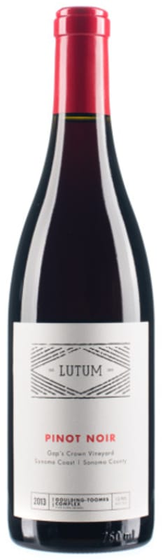 LUTUM Gap's Crown Pinot Noir 2013 Front Bottle Shot