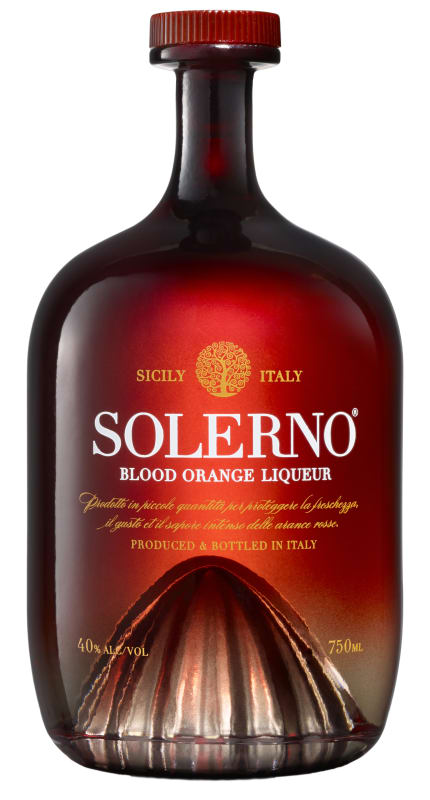 Solerno Blood Orange Liqueur Front Bottle Shot