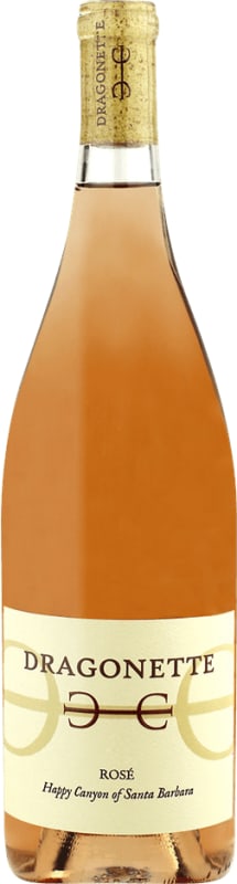 Dragonette Cellars Happy Canyon Rose 2023 Front Bottle Shot
