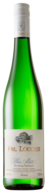 Dr. Loosen Blue Slate Riesling Kabinett 2024 Front Bottle Shot