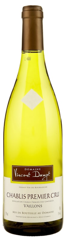 Domaine Vincent Dampt Chablis Vaillons Premier Cru 2021 Front Bottle Shot