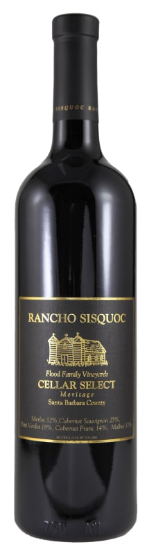 Rancho Sisquoc Cellar Select Meritage 2015 Front Bottle Shot