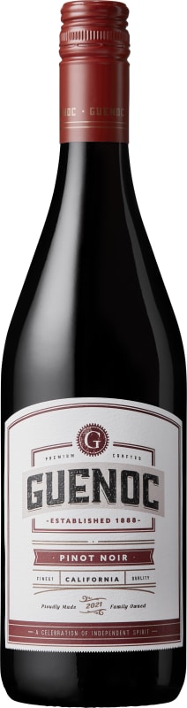 Guenoc California Pinot Noir 2021 Front Bottle Shot