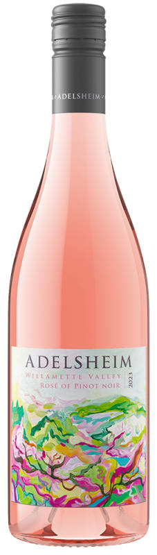 Adelsheim Rose 2023 Front Bottle Shot