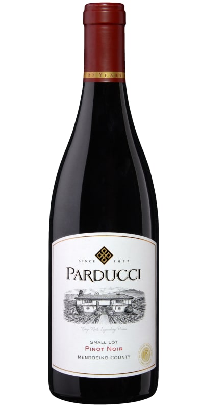 Parducci Small Lot Pinot Noir 2017 Front Bottle Shot