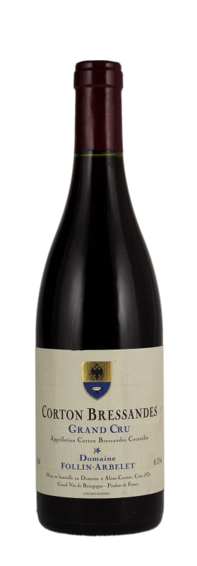 Domaine Follin-Arbelet Corton Bressandes Grand Cru 2010 Front Bottle Shot