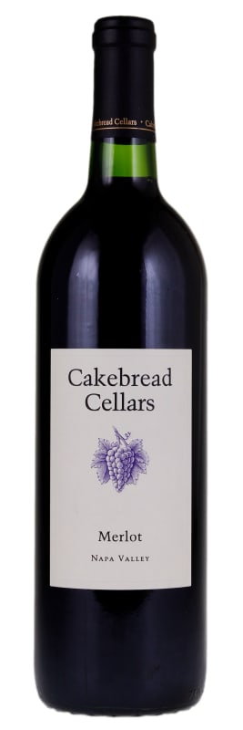 Cakebread Merlot 2022 Front Bottle Shot