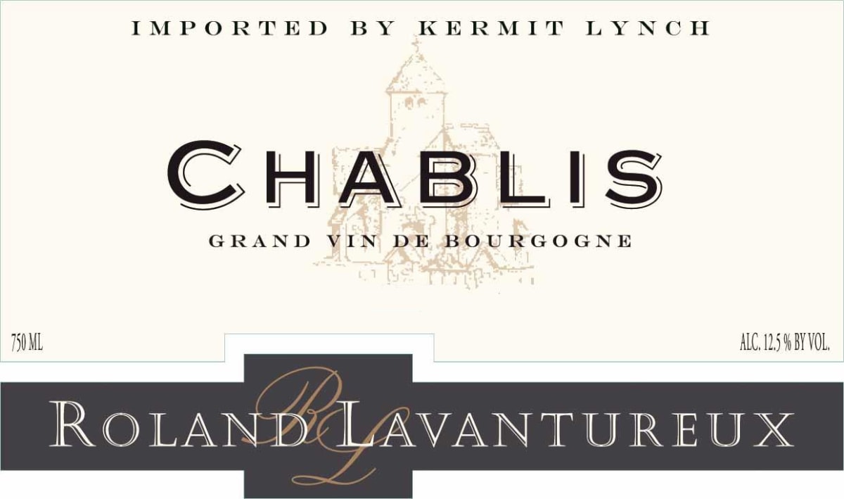 Roland Lavantureux Chablis 2020 Front Label