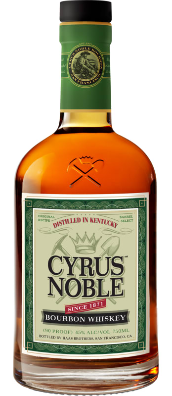 Cyrus Noble Bourbon Whiskey Front Bottle Shot