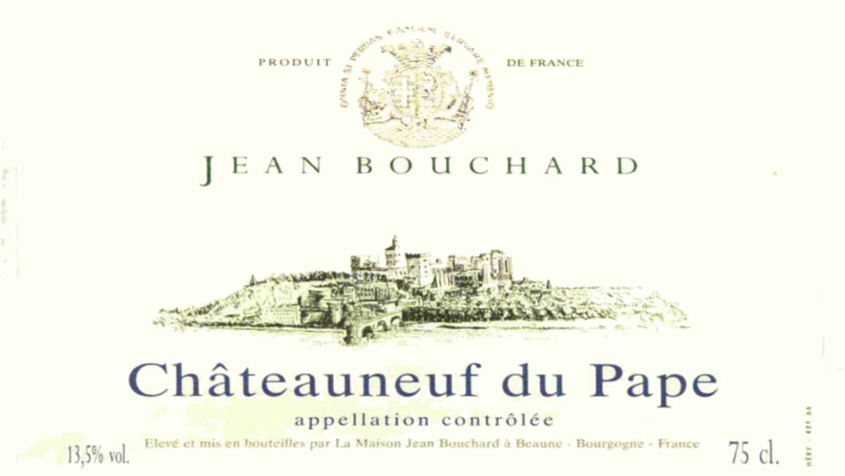 Jean Bouchard Chateauneuf-du-Pape 2017 Front Label