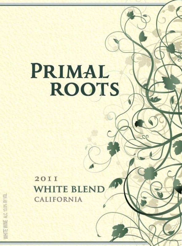 Primal Roots Wines Primal Roots White 2011 Front Label