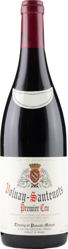 Domaine Matrot Volnay Santenots Premier Cru 2021 Front Bottle Shot