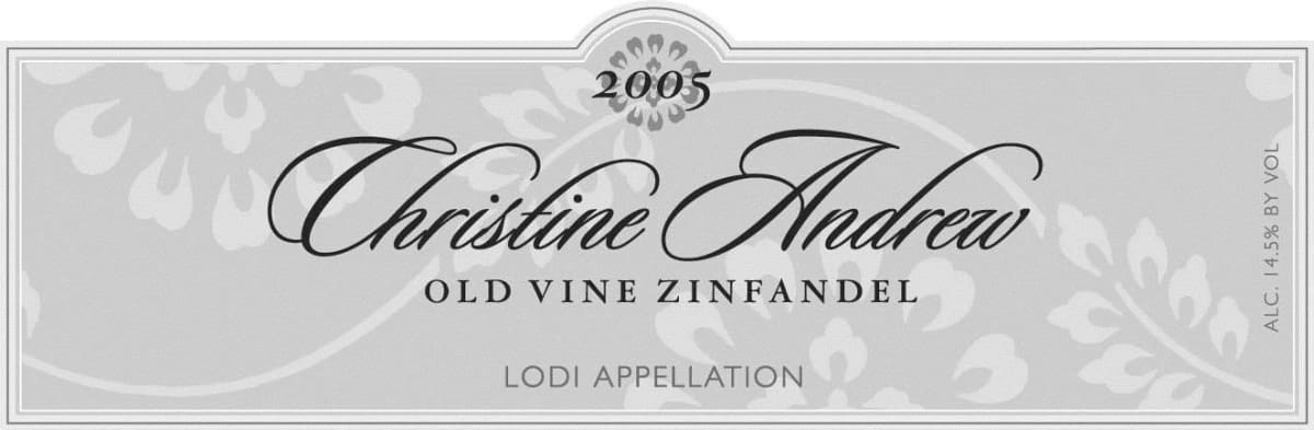 Ironstone Christine Andrew Old Vine Zinfandel 2005 Front Label