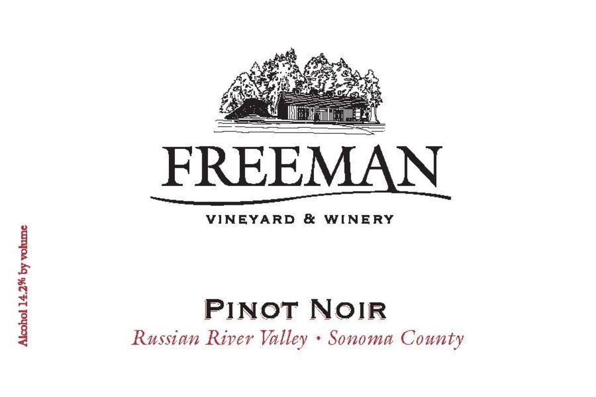 Freeman Russian River Pinot Noir 2015 Front Label