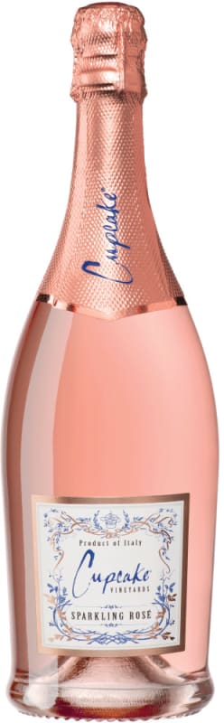 Cupcake Vineyards Sparkling Rose Front Bottle Shot