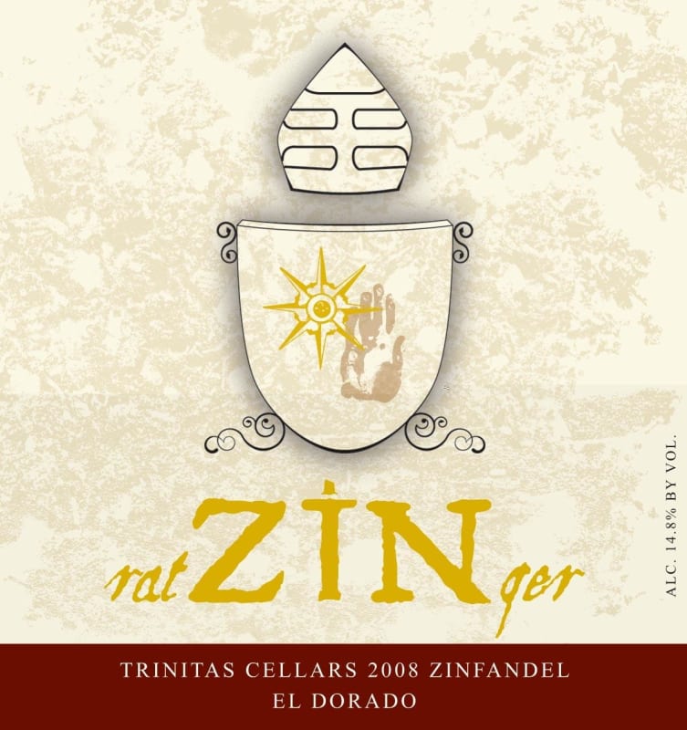Trinitas Cellars ratZINger Zinfandel 2006 Front Label