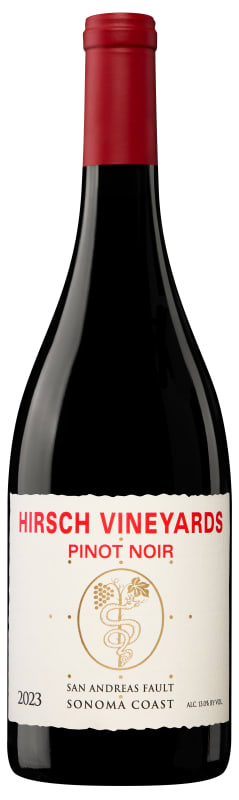 Hirsch San Andreas Fault Pinot Noir 2023 Front Bottle Shot