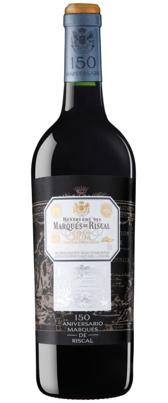 Marques de Riscal 150th Aniversario Rioja Gran Reserva 2017 Front Bottle Shot