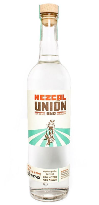 Union Uno Joven Mezcal Front Bottle Shot