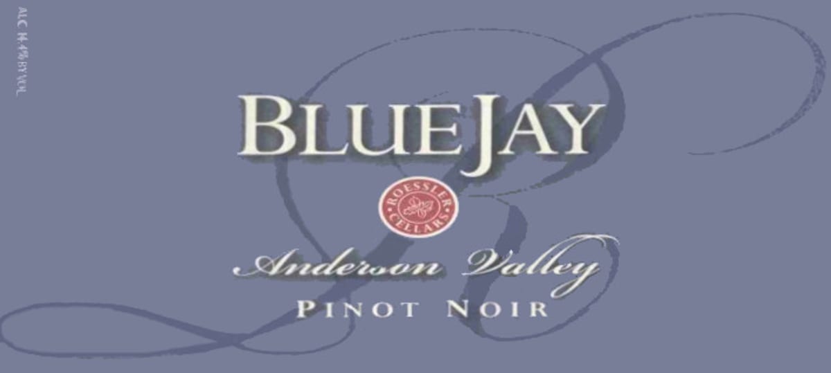 Walt Anderson Valley Blue Jay Pinot Noir 2008 Front Label