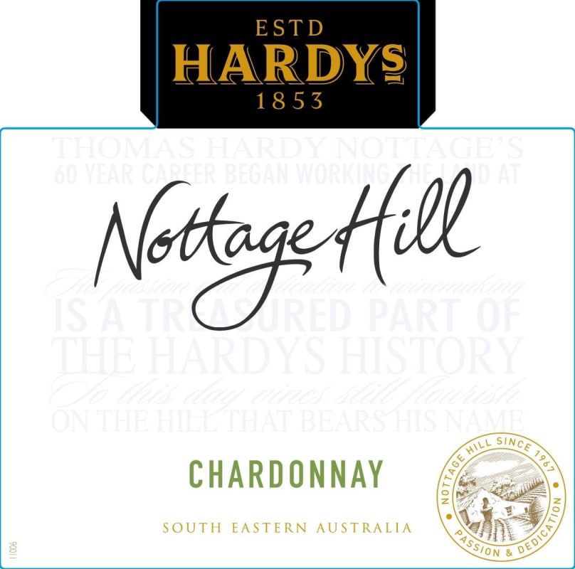 Hardys Nottage Hill Chardonnay 2015 Front Label