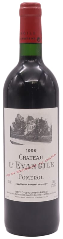Chateau L'Evangile 1996 Front Bottle Shot