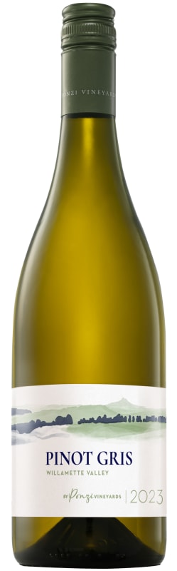 Ponzi Pinot Gris 2023 Front Bottle Shot
