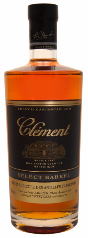 Rhum Clement Select Barrel Agricole Rhum (700ML) Front Bottle Shot