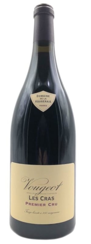 Domaine de la Vougeraie Vougeot Les Cras Premier Cru 2018 Front Bottle Shot