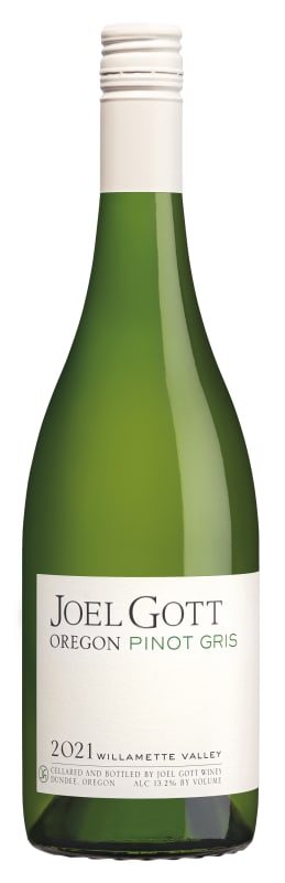 Joel Gott Oregon Pinot Gris 2021 Front Bottle Shot