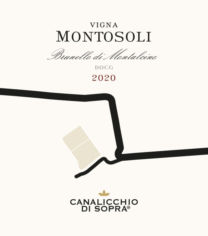 Canalicchio di Sopra Brunello di Montalcino Vigna Montosoli (1.5 Liter Magnum) 2020 Front Label