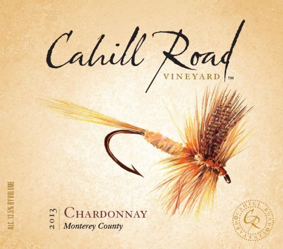 Cahill Road Vineyard Chardonnay 2013 Front Label