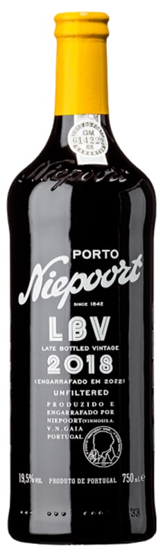 Niepoort Late Bottled Vintage Port 2018 Front Bottle Shot