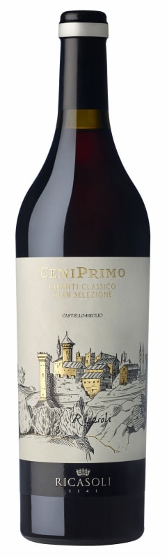 Barone Ricasoli CeniPrimo Chianti Classico Gran Selezione 2021 Front Bottle Shot