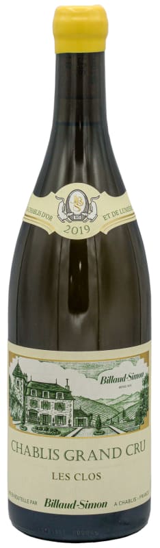 Billaud-Simon Chablis Les Clos Grand Cru 2019 Front Bottle Shot
