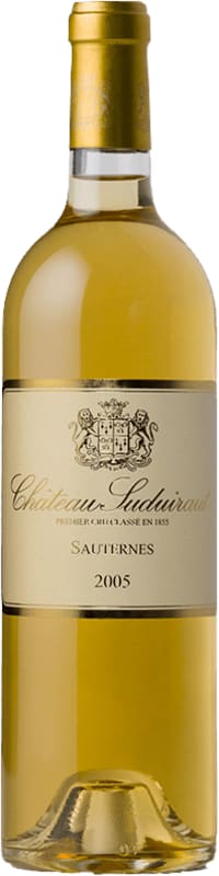 Chateau Suduiraut Sauternes 2005 Front Bottle Shot