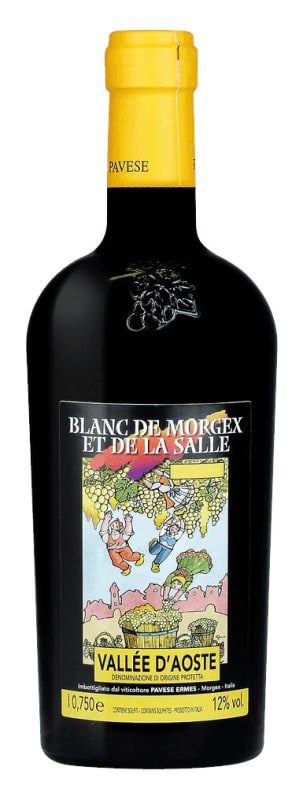 Ermes Pavese Blanc de Morgex et de la Salle 2025 Front Bottle Shot