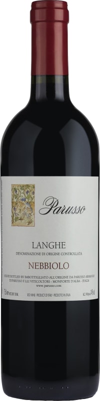 Parusso Langhe Nebbiolo 2020 Front Bottle Shot