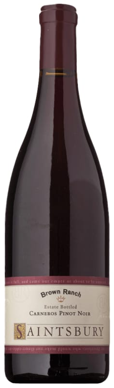 Saintsbury Brown Ranch Pinot Noir 2002 Front Bottle Shot