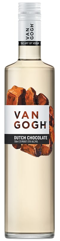Van Gogh Dutch Chocolate Vodka Front Bottle Shot